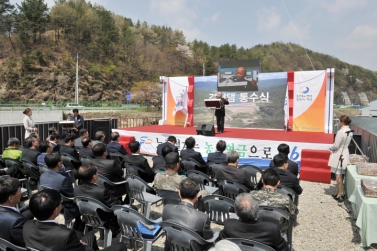 \"농어촌용수관리전문화 정착\" 경천댐 통수식