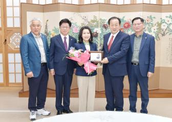 문경 홍보대사(소설가 전정희) 위촉식