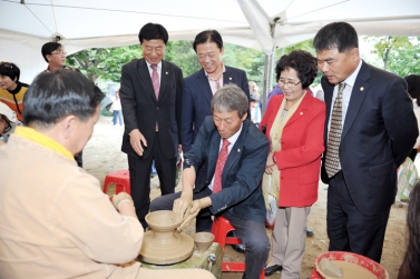 2014 문경전통찻사발축제 현장 방문